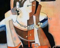 432 - Just Sayin'...V8, $175 (Watercolor, 10.5" x 7")